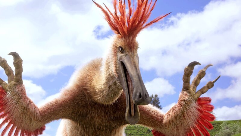 CGI Deinocheirus threatening posture – Bild: NHK