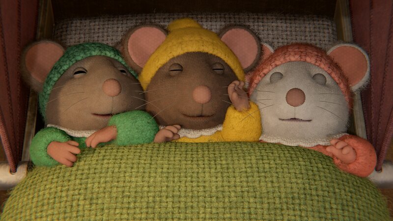 Ariel, Noah und Julietta (von links) sind die neuen Geschwister von Sam. Seine Freundin Julia hätte zu gerne auch Geschwister. – Bild: ZDF/​Cielo Films/​Caribara Production/​SuperswissRed/​M.A.R.K.13/​ZDF Studios GmbH