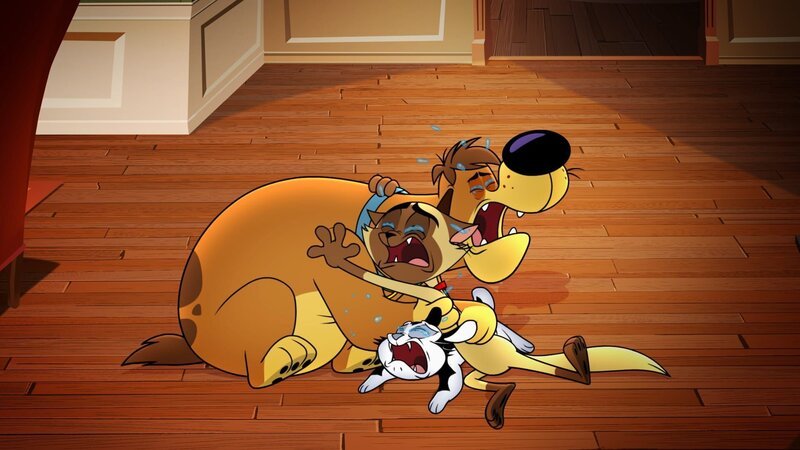 Bunnicula (unten), Chester und Harold (hinter) – Bild: Warner Bros.