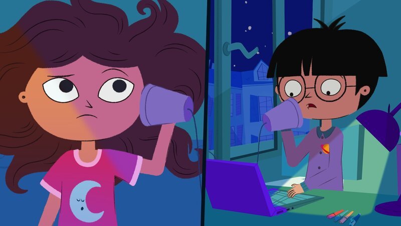 Sie besprechen die Schülerolympiade – Bild: SRF/​RTS/​Nadasdy Film/​Dschoint Ventschr