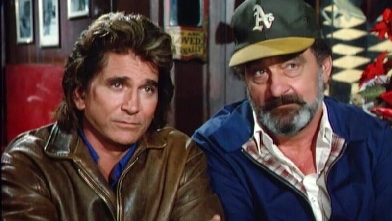 Die Nacht der Wunder: Jonathan (Michael Landon) und Mark (Victor French) – Bild: Bibel TV