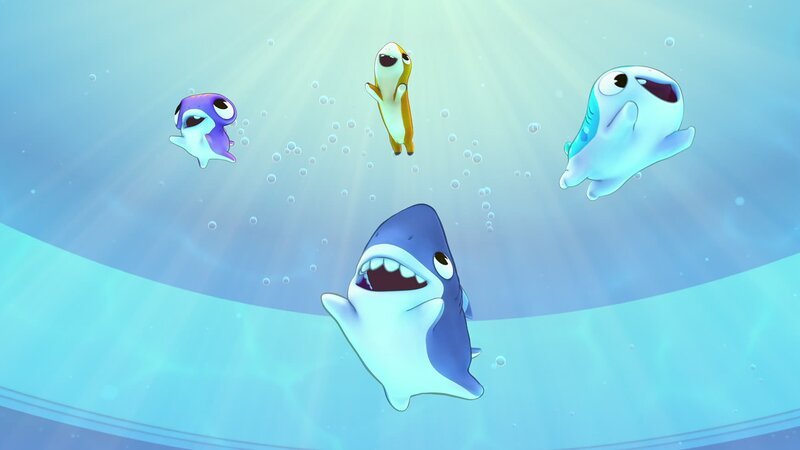 Sharkdog (unten), Sharkpups – Bild: Paramount