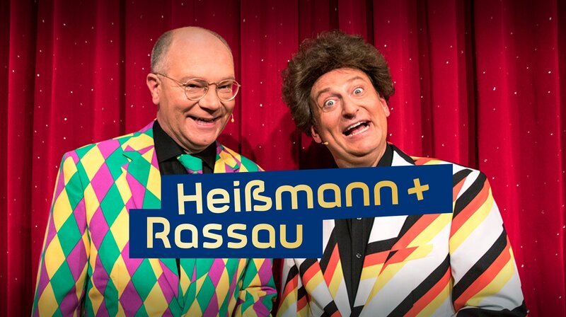 Key Visual Sendereihenbild mit Typo zu "Heißmann + Rassau". Frech, fröhlich und vor allem fränkisch brillieren Volker Heißmann und Martin Rassau - Bayerns beliebtestes Komödianten-Duo - immer wieder in unterschiedlichen Rollen. – Bild: BR/Montage: BR/Philipp Kimmelzwinger Key Visual Sendereihenbild mit Typo zu "Heißmann + Rassau". Frech, fröhlich und vor allem fränkisch brillieren Volker Heißmann und Martin Rassau - Bayerns beliebtestes Komödianten-Duo - immer wieder in unterschiedlichen Rollen. – Bild: BR/Montage: BR/Philipp Kimmelzwinger