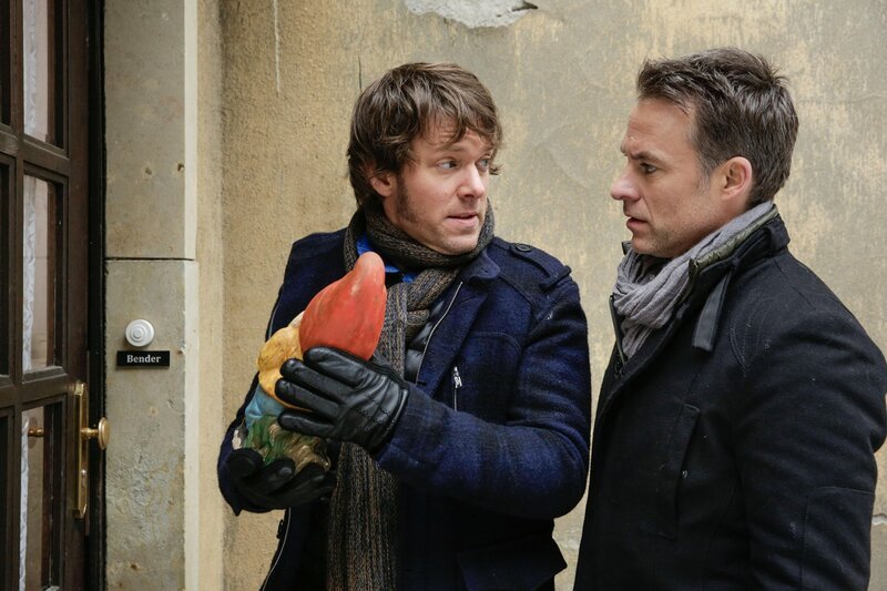 Tom Kowalski (Steffen Schroeder, l.); Jan Maybach (Marco Girnth, r.) – Bild: ZDF /​ Uwe Frauendorf