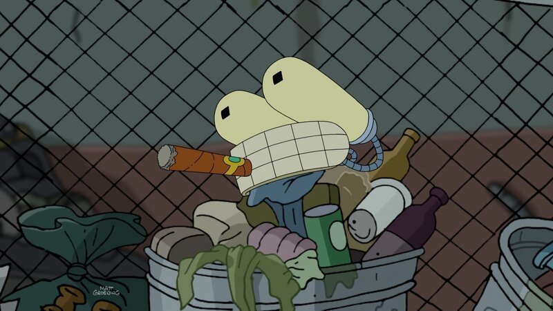 Bei einem Auftrag wurde Benders vollständiger Körper geklaut … – Bild: Twentieth Century Fox Film Corporation. All rights reserved. Lizenzbild frei