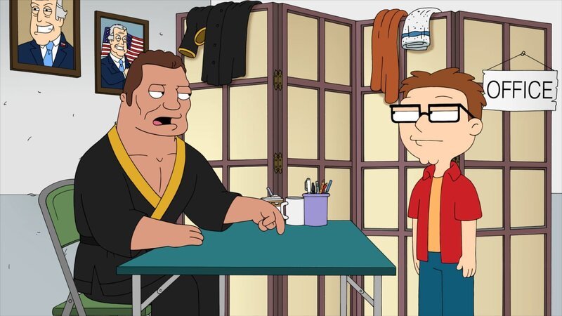 L-R: Sensei Tom, Steve – Bild: ViacomCBS