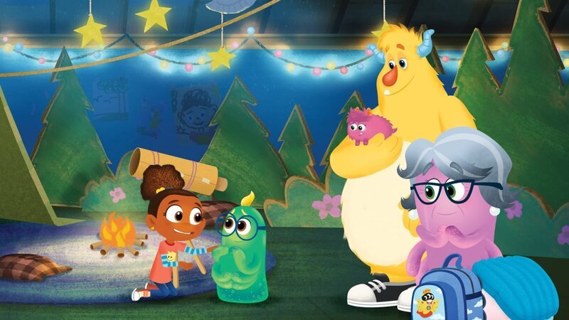 Simons erste Übernachtung außer Haus soll etwas ganz Besonderes sein – Bild: KiKA/​Nelvana