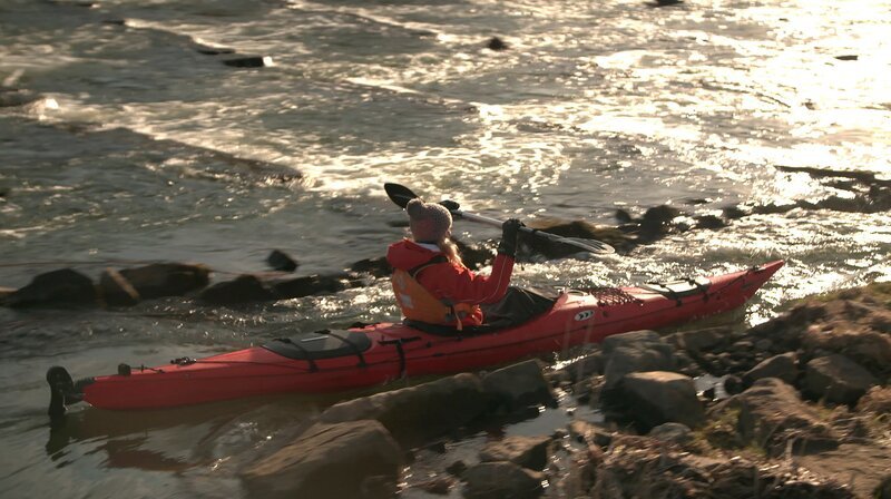 Impressionen Winterpaddeln im Spreewald. – Bild: rbb