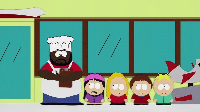 v.li.: Chef, Wendy, Bebe, Clyde, Butters – Bild: ViacomCBS
