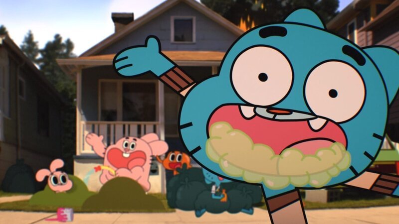v.li.: Anais, Richard, Darwin, Nicole, Gumball – Bild: Turner Broadcasting System Europe Limited.