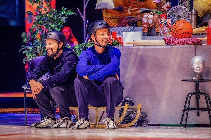 Klaas Heufer-Umlauf (l.); Joko Winterscheidt (r.) – Bild: ProSieben /​ Benedikt Müller Eigenproduktionsbild frei