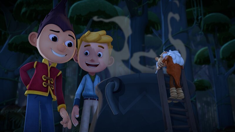 Meister Dao braut einen Kessel Denormisierungstrank. – Bild: KiKA/​Flying Bark Productions Pty Ltd.