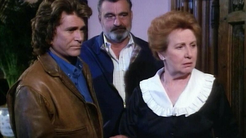 Schöne Zukunft Jonathan (Michael Landon) und Mark (Victor French) reden mit Agatha (Pamela Kosh). – Bild: Bibel TV