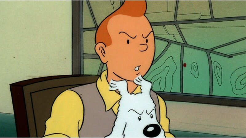 Tim schreibt einen Zeitungsartikel über die Bandenkriminalität in Chicago und lernt bald Bobby Smiles, einen Handlanger Al Capones, kennen. Bobby Smiles und seine kriminelle Bande lassen nichts unversucht, Tim endgültig loszuwerden. Doch Tim stellt Smiles eine Falle. – Bild: ZDF und Ellipsanime/​France 3/​M6/​Nelvana; Hergé – Moulinsar