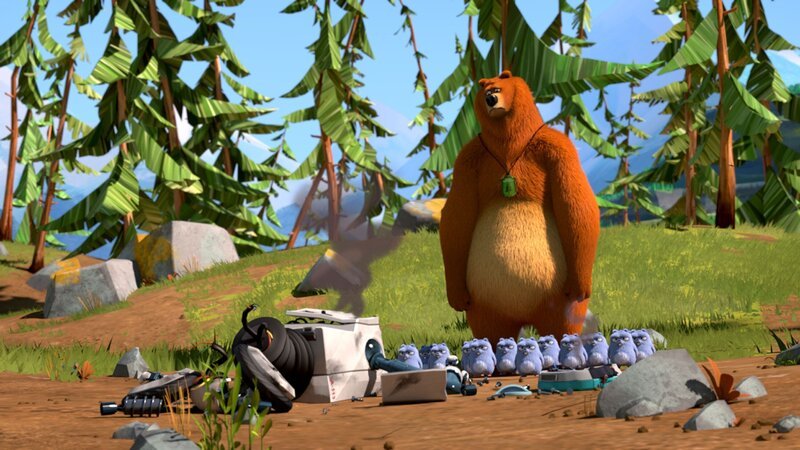 Na toll, es sieht fast so aus, als hätten die Streitereien zwischen Grizzy und den Lemmingen das nächste (elektronische) Opfer gefordert. Ob die beiden Parteien wohl jemals das Streitbeil begraben werden? – Bild: Studio Hari S.A.R.L.