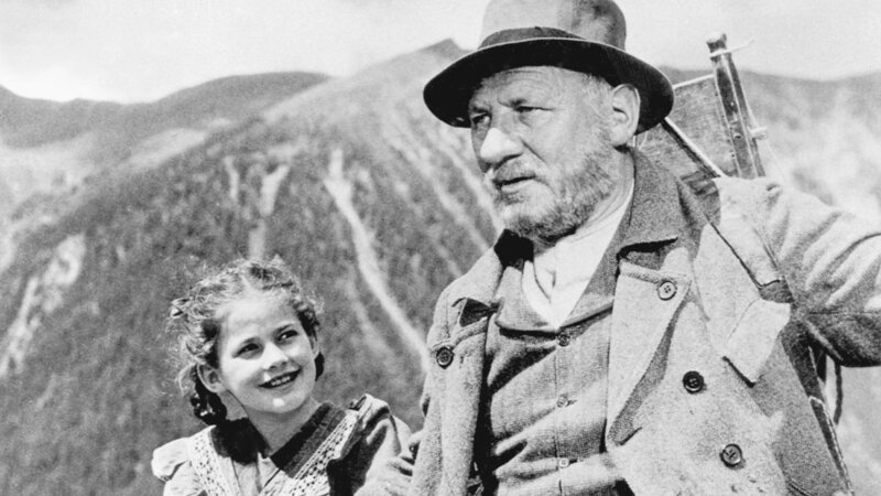 Elsbeth Sigmund als Heidi, Heinrich Gretler als Alpöhi – Bild: ZDF und SRF – Atlantic Film S.A.