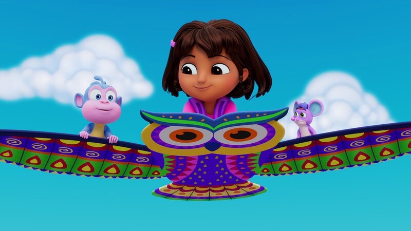 Boots (l.), Dora (m.). – Bild: Paramount