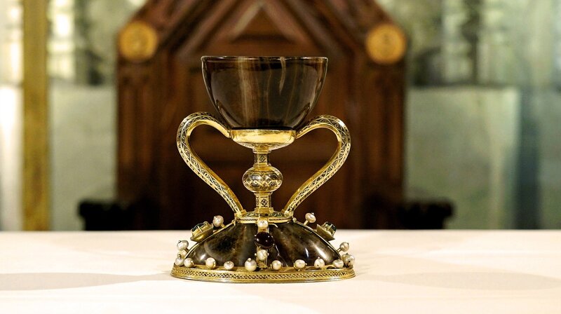 Der Santo Caliz in Valencia – für Viele ist er der echte Heilige Gral. – Bild: phoenix/​ZDF/​Jörg Rambaum