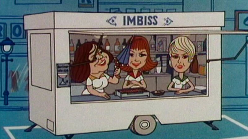 Berlin-Chronik mit Ereignissen und Folgen, u. a. Hinweise auf RAF-Terrorismus, Drogentote und Versorgungsprobleme in Ost-Berlin; Erwähnung der Kultserie Drei Damen vom Grill. – Bild: rbb