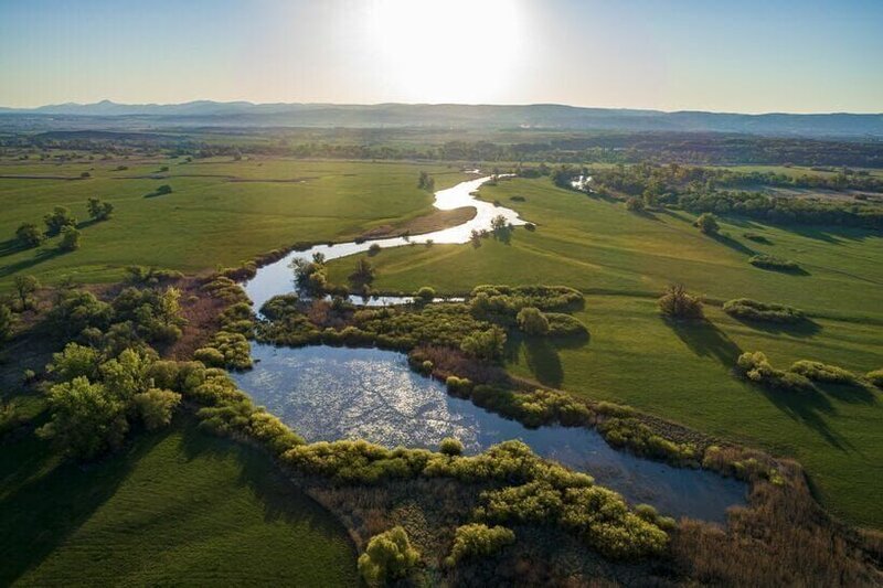 Sonnenaufgang an den Überschwemmungsflächen der March – Bild: autentic.com
