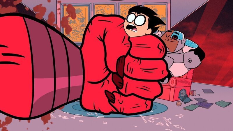 v.li.: Robin, Cyborg – Bild: Cartoon Network