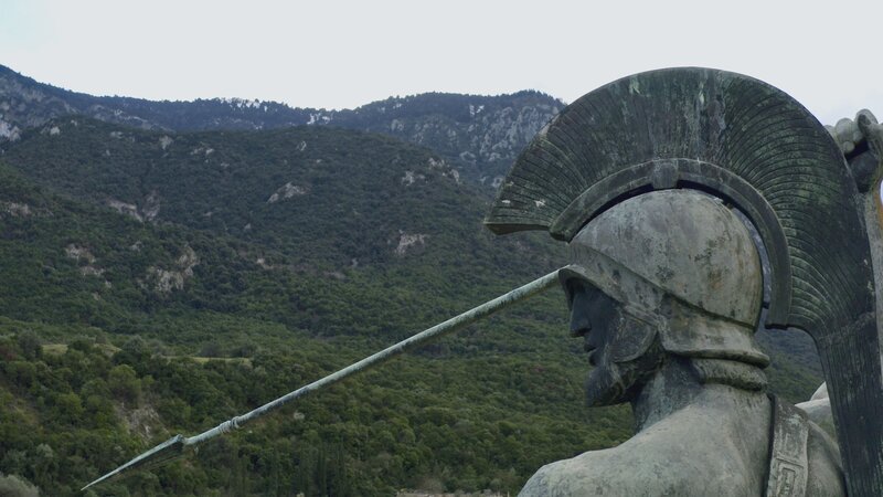 Statue des Leonidas – Bild: THE HISTORY CHANNEL /​ ZDF