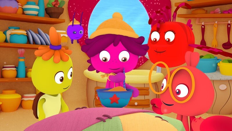 Maari und ihre Freunde bereiten den Geburtstag vor – Bild: KiKA /​ Bigchild Entertainment