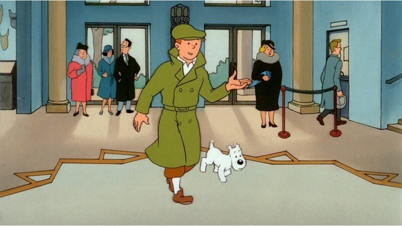 Tim und Struppi ermitteln in einem Museum für Völkerkunde wegen eines Diebstahls. – Bild: ZDF und Ellipsanime/​France 3/​M6/​Nelvana