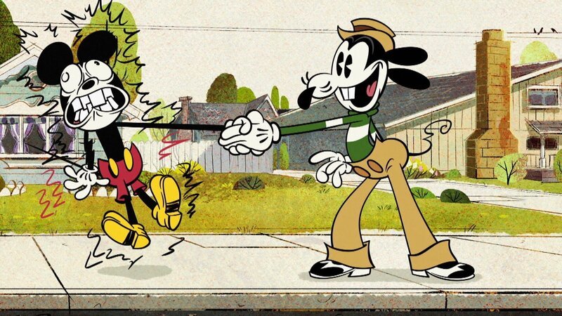 On the left: Micky Maus – Bild: Disney Channel