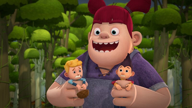 Golili möchte Jack und Tashi mit nach Hause nehmen. – Bild: KiKA/​Flying Bark Productions Pty Ltd.