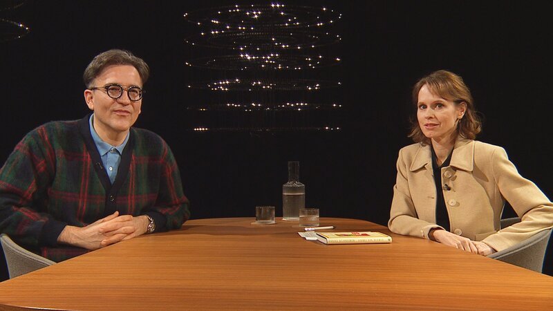 Daniel Schreiber, Schriftsteller, mit Moderatorin Barbara Bleisch – Bild: SRF Daniel Schreiber, Schriftsteller, mit Moderatorin Barbara Bleisch – Bild: SRF