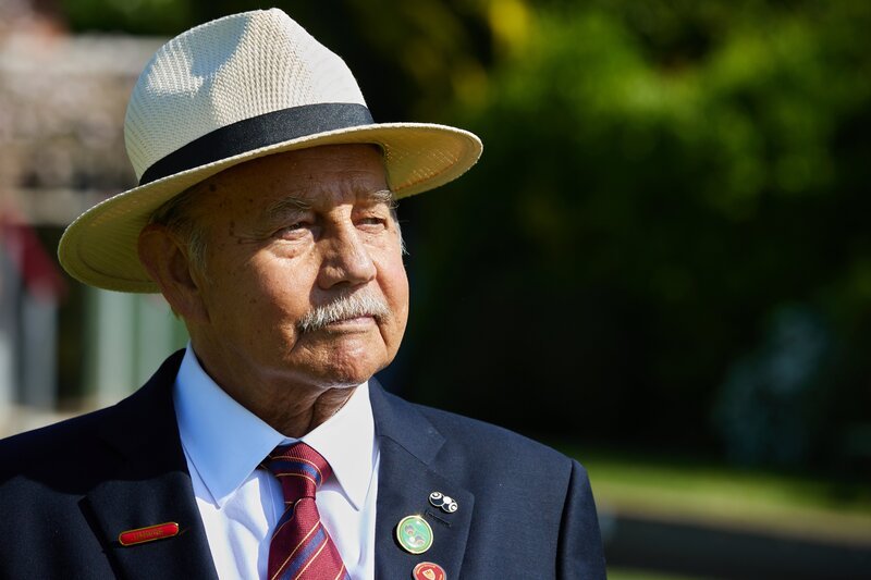 Wird nicht mehr lange am Leben sein: Wilf Worrell (Frazer Hines) – Bild: ZDF/​All3Media International