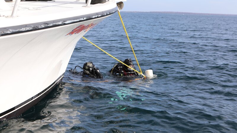 Dive team surfaces – Bild: Discovery Channel (ROMA)