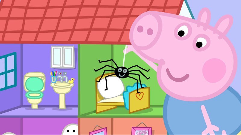 v.li.: Mister Skinnylegs, George Pig – Bild: Paramount