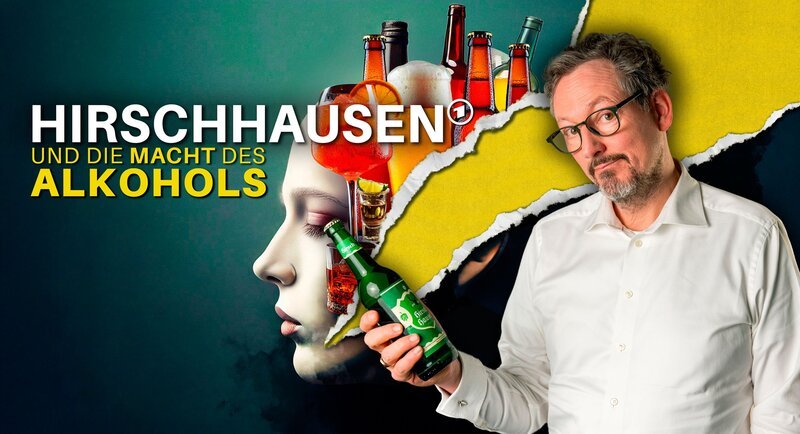 Dr. Eckart von Hirschhausen begibt sich in seiner Dokumentation auf Spurensuche: Wie groß ist die Macht des Alkohols? Der Arzt und Wissenschaftsjournalist deckt auf, was Alkohol in Körper, Beziehungen und Gesellschaft bewirkt. – Bild: rbb/​WDR/​Bilderfest