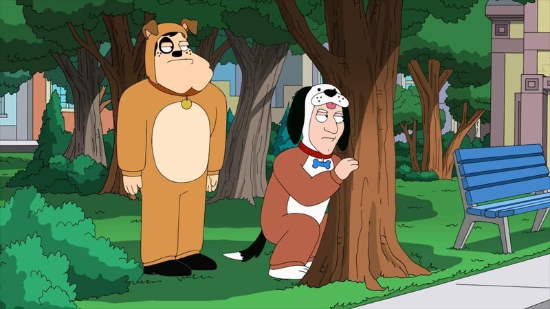 L-R: Stan, Bullock – Bild: Paramount /​ FOX /​ 2013 FOX BROADCASTING /​ AMERICAN DAD ª and 2013 TCFFC ALL RIGHTS RESERVED.