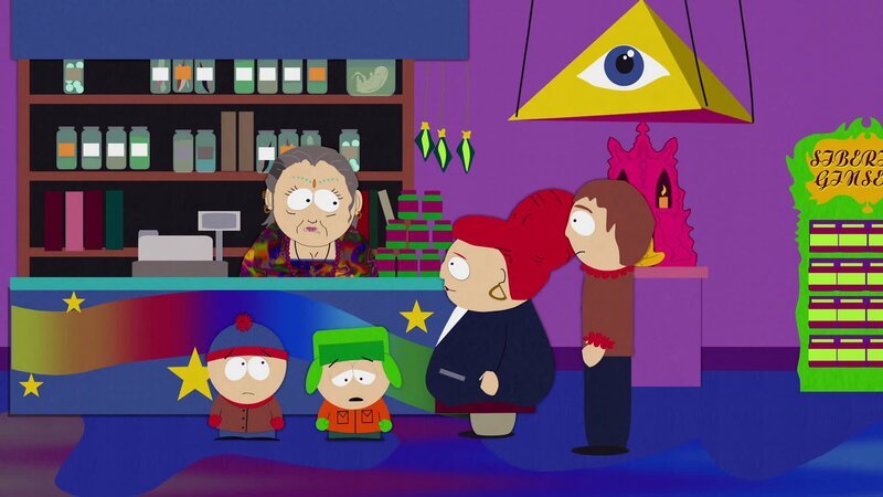 L-R: Stan, Miss Information, Kyle, Sheila, Sharon – Bild: ViacomCBS