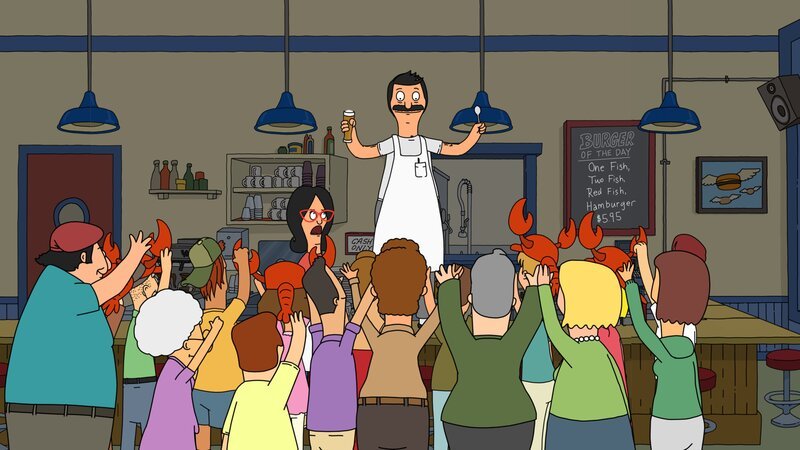 Hitner, l-r: Linda, Bob – Bild: ViacomCBS /​ FOX /​ 2011 FOX BRAODCASTING /​ BOB’S BURGERS ª and © 2011 TTCFFC ALL RIGHTS RESERVED.