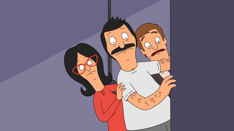 L-R: Linda, Bob und Chase – Bild: ViacomCBS /​ FOX /​ FOX BROADCASTING /​ BOB’S BURGERS and TCFFC ALL RIGHTS RESERVED.