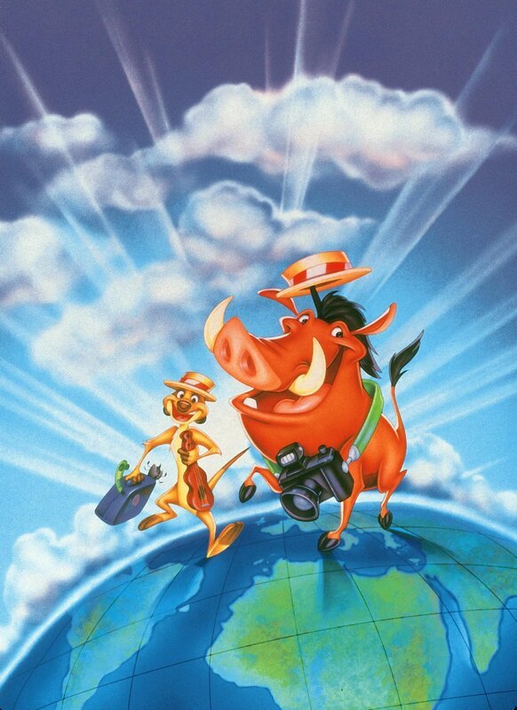 Die schlaue Meerkatze Timon und das gemütliche Wildschwein Pumbaa sind ein unschlagbares Team. – Bild: Disney Channel