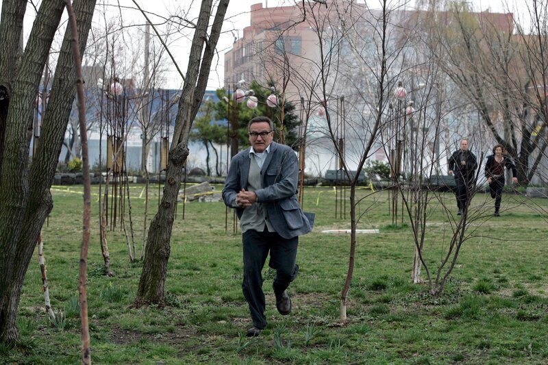 Pictured: Robin Williams als Merritt Rook, Chris Meloni als Detective Elliot Stabler, Mariska Hargitay als Detective Olivia Benson. – Bild: 2007 Universal Network Television, 13TH STREET