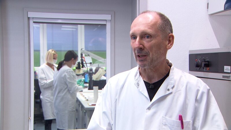 Prof. Dr. Franz Neuhuber, Leiter des DNA-Labors, Gerichtsmedizin Salzburg – er und sein Team haben jüngst den Salzburger Möbelpacker-Mord geklärt. – Bild: ORF