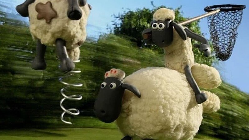 Timmy ist nicht zu stoppen. Kann Shaun ihn mit dem Netz fangen? – Bild: WDR/​Aardman Animation Ltd./​BBC