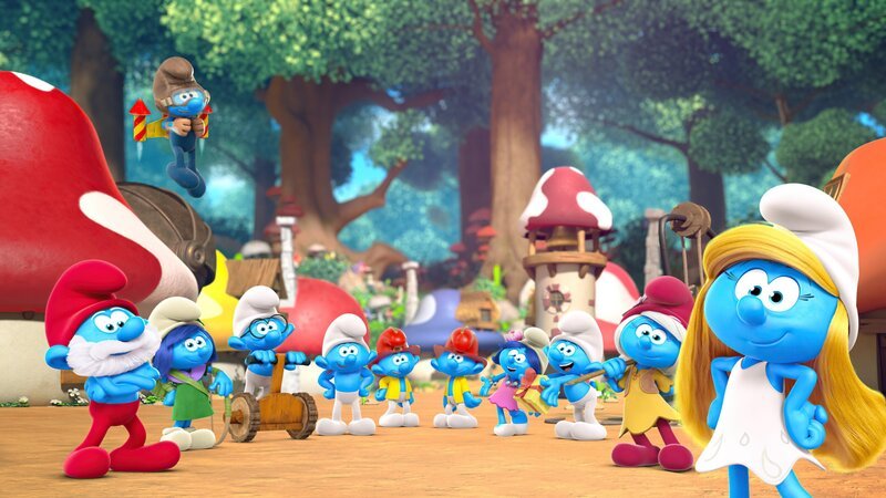 Die Schlümpfe – Mitreißende, CGI-animierte Neuauflage des Zeichentrickklassikers! Bei Schlumpfine könnte die Freude kaum größer sein: Durch die Entdeckung eines neuen Stamms erhält sie endlich weibliche Verstärkung! … Auf die kleinen, blauen Wesen wartet eine fantastische Zeit voller Abenteuer, Spaß und wilder Geschichten. – Bild: ORF/​IMPS