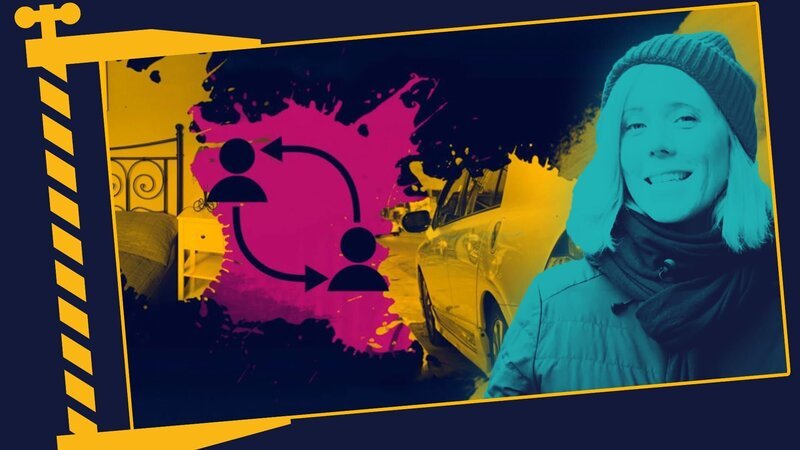 Bohrmaschine, Rasenmäher, Auto – vieles, was wir besitzen, benutzen wir nur selten. Aber dieser Besitz kostet Geld, verbraucht Platz und wertvolle Ressourcen. Ist Sharing Economy, „Teilen statt Besitzen“, ein Zukunftsmodell? – Bild: ZDF und BR /​ colourbox.com /​ picture-alliance/​dpa