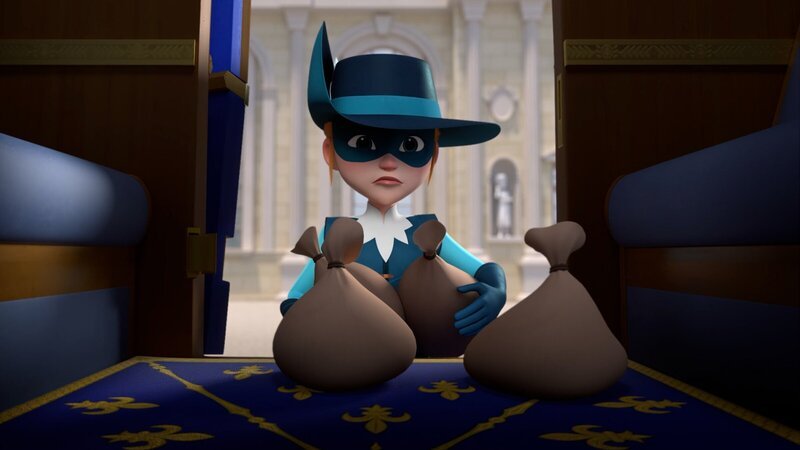 Athos bereitet das Lösegeld vor, das die Entführer von Richelieu einfordern. Im Gegenzug versprechen sie dessen Freiheit. – Bild: Method Animation – Palomar – ZDF – ZDF Studios