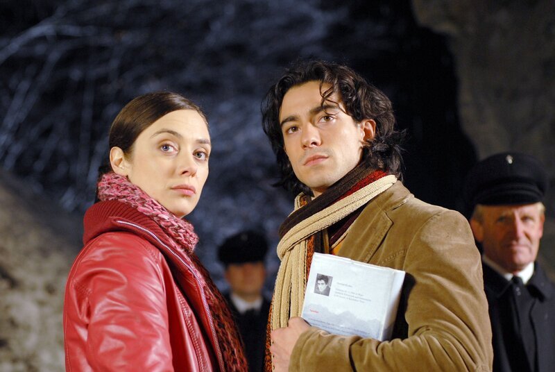 Julia Richter (Barbara Ertl), Stefano Bernardin (Hartmut Richter). – Bild: ORF 1