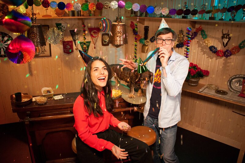 Clarissa und Ralph im Partykeller – Bild: WDR/​Thorsten Schneider