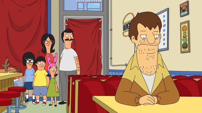 L-R: Tina, Gene, Linda, Louise, Bob, Chet – Bild: Paramount /​ FOX /​ 2012 FOX BROADCASTING /​ BOB’S BURGERS and 2012 TCFFC ALL RIGHTS RESERVED.