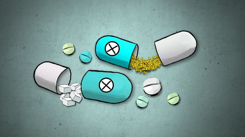 Placebo-Kapseln wirken oft stärker als Scheinmedikamente in Form von Tabletten oder Salben. – Bild: ZDF und BR